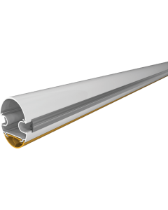 G03750      semi oval arm  with yellow buffer strip - 4m